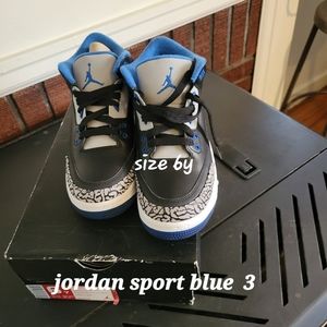 Jordan  3's sport blue